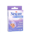 Nexcare Waterproof Toe Blister Plasters (26x70mm), 6 Pieces