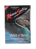 Kama Sutra Wet n' Wild Double Lubricated Dotted Condoms, 3 Pieces