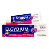 Elgydium Kids Gel Toothpaste Red Berries Flavor with Fluorinol (3-6 Years), 50ml