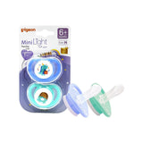 Pigeon Minilight Pacifier Twin Medium 6+ Boy ( 78260 )
