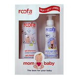 Roofa Spain Moisturizing Body Lotion 300ml & Roofa Good Night Bath Gel 200ml Value Pack
