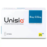 UNISIA 8 MG /2.5 MG TAB 30S