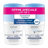 Vichy Mineral Deodorant 48H Roll On Lot Of 2* 50Ml ( Offer )