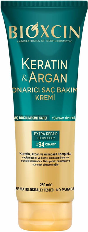 Bioxcin Keratin & Argan Repairing hair care conditioner for all hair types 250ml
