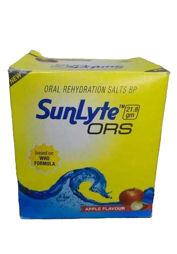 Sunlyte ORS Apple Flavor 21.8 Gm Sachets 10s