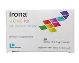 Irona  Vit C+B+Iron Sachets 20s