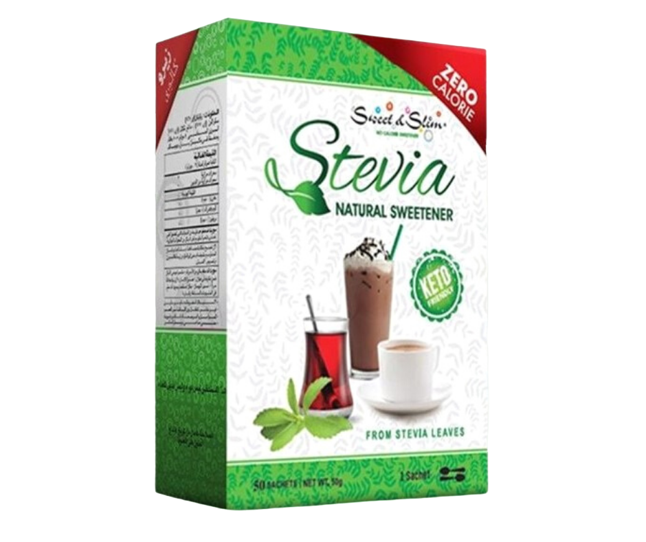 Sweet & Slim Stevia Sweetener Sachets 50s