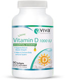 Viva Vitamin D 1000 Iu Softgels 90's