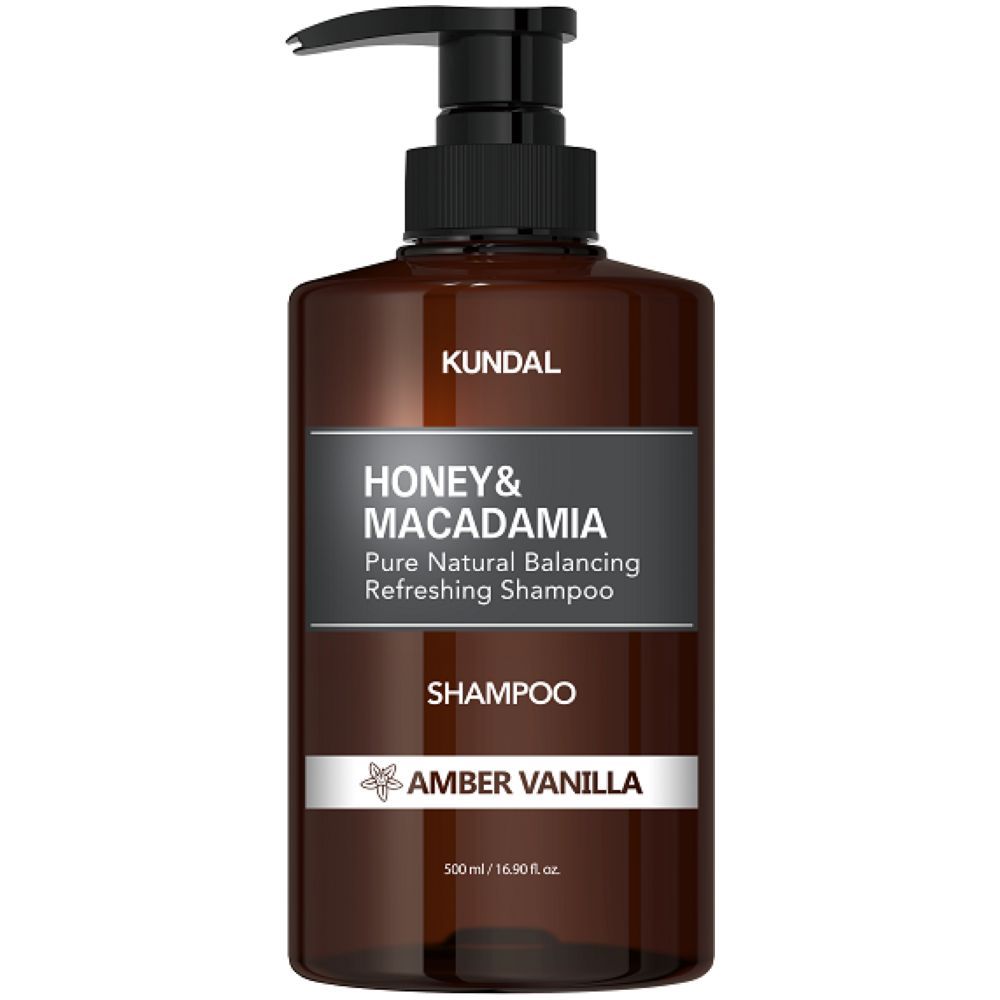 Kundal Honey & Macadamia Natural Balancing Shampoo Amber Vanilla 500ml