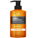 Kundal Honey & Macadamia Natural Moisturising Body Wash White Musk 500ml