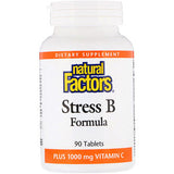 Natural Factors Stress B Formula + 1000Mg Vitamin C 90Tab