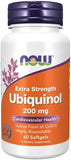 Now Ubiquinol 200Mg Softgels 60s