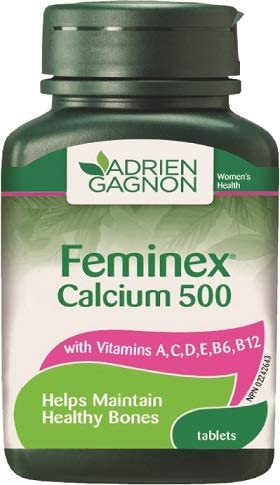 Adrien Gagnon Feminex Calcium 500Mg 30 Tabs
