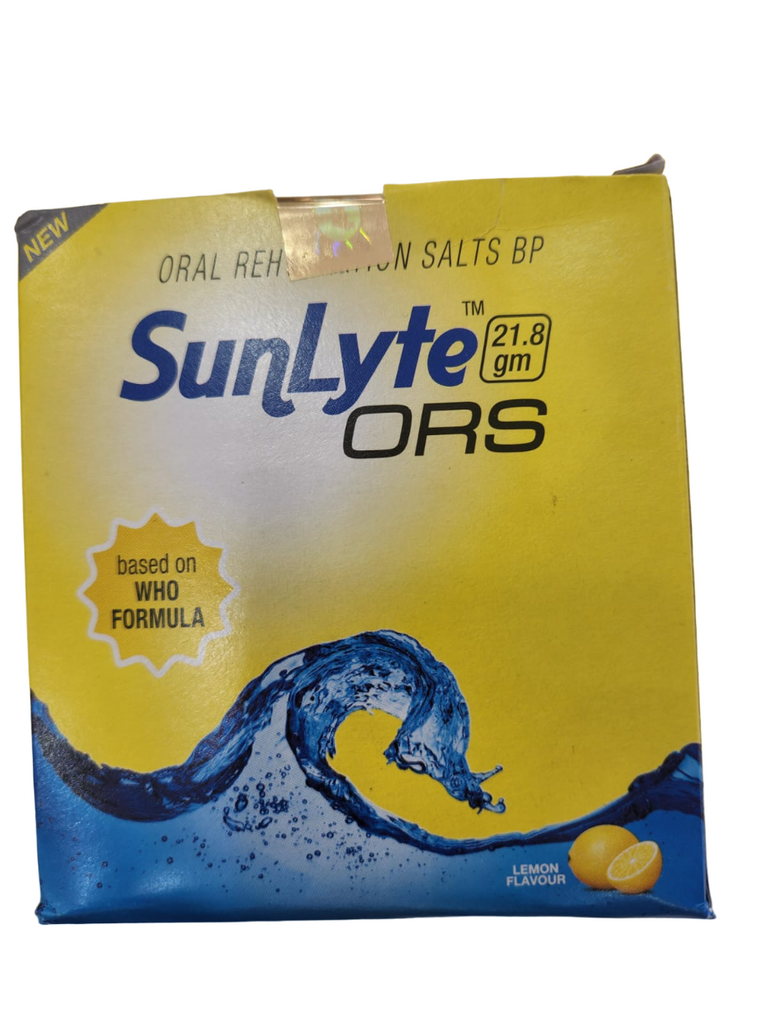 Sunlyte ORS Lemon Flavor 21.8 Gm Sachets 10s