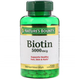 Natures Bounty Biotin 5000 Mcg 150s