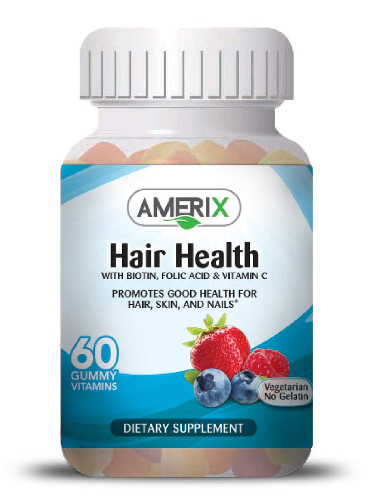 Hut Amerix Hair Care Supplement - Amerix Hair Health Gummies 60S - Dermame.Com