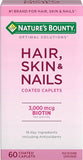 Natures Bounty Hair Skin And Nail Tab 60s