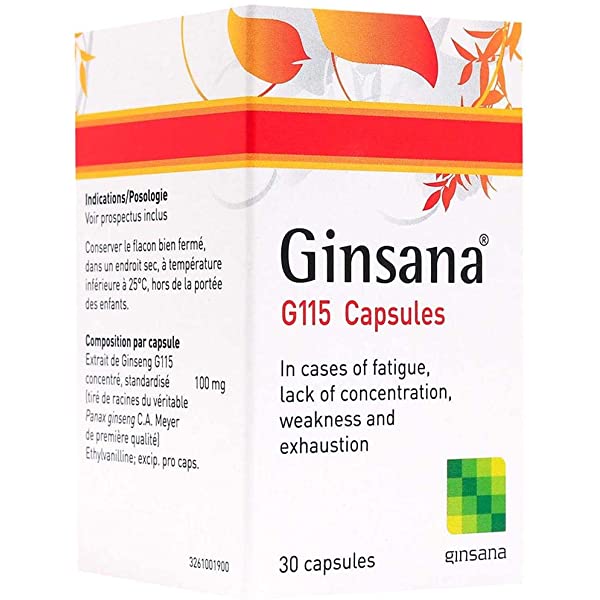 Ginsana G115 Cap 30s