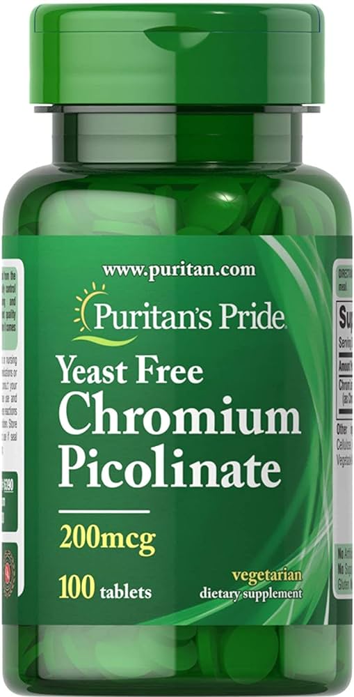 Puritans Pride Chromium 200Mcg 100s
