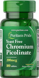 Puritans Pride Chromium 200Mcg 100s