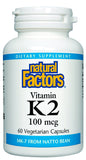 Natural Factors Vitamin K2 60Caps