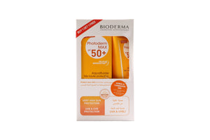 Bioderma Photoderm Invisible Aquafluid SPF50+ for Sun Protection,  2x40g