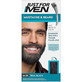 Just For Men Mustache & Beard Color Gel Real Black M-55