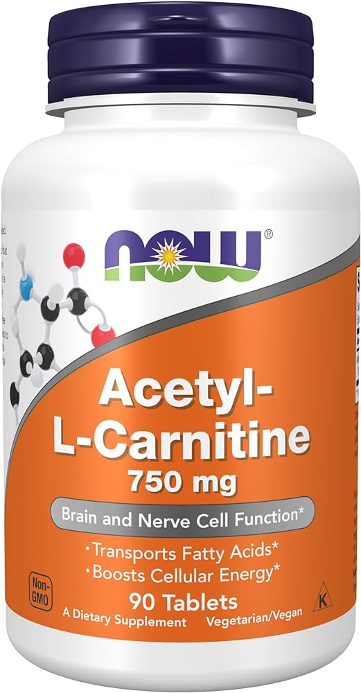 Now Acetyl L-Carn 750Mg Tab 90s
