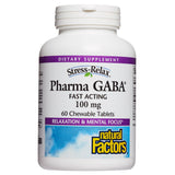 Natural Factors Gaba StreSs Relax 100Mg 60Chewable Tabs