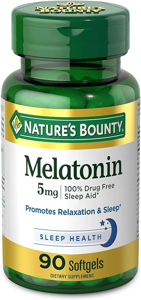 Nature Bounty Dual Spectrum Melatonin 5Mg Caps 60 s