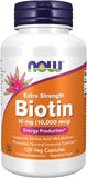 Now Biotin 10Mg (10,000Mcg) 120Vcaps