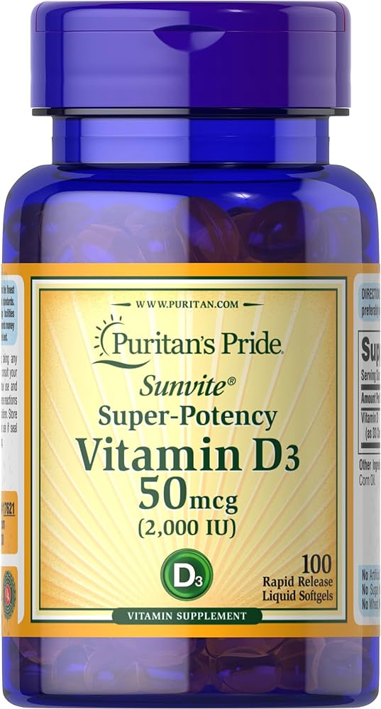 Puritans Pride  Vitamin D 2000 Iu Softgel 100s