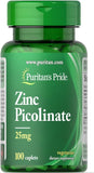 Puritans Pride Zinc Picolinate Zinc 25Mg Tabl 100