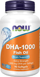 Now Dha 1000Mg Brain Support Softgels 90