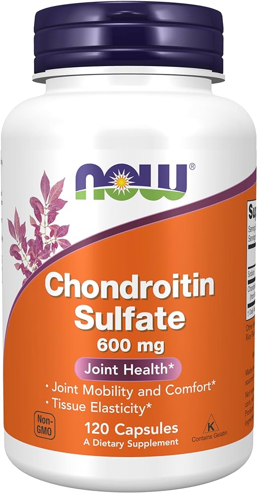Now Chondroitin Sulfate 600Mg Caps 120