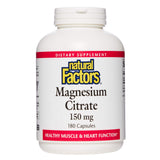 Natural Factors Magnesium Citrate 150Mg Caps 180s