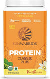 Sunwarrior Protein Classic Plus  Blend Organic Vanilla 750 gm