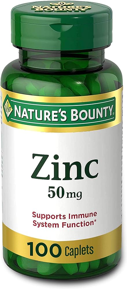 Natures Bounty Zinc Chelated 50Mg Tab 100s