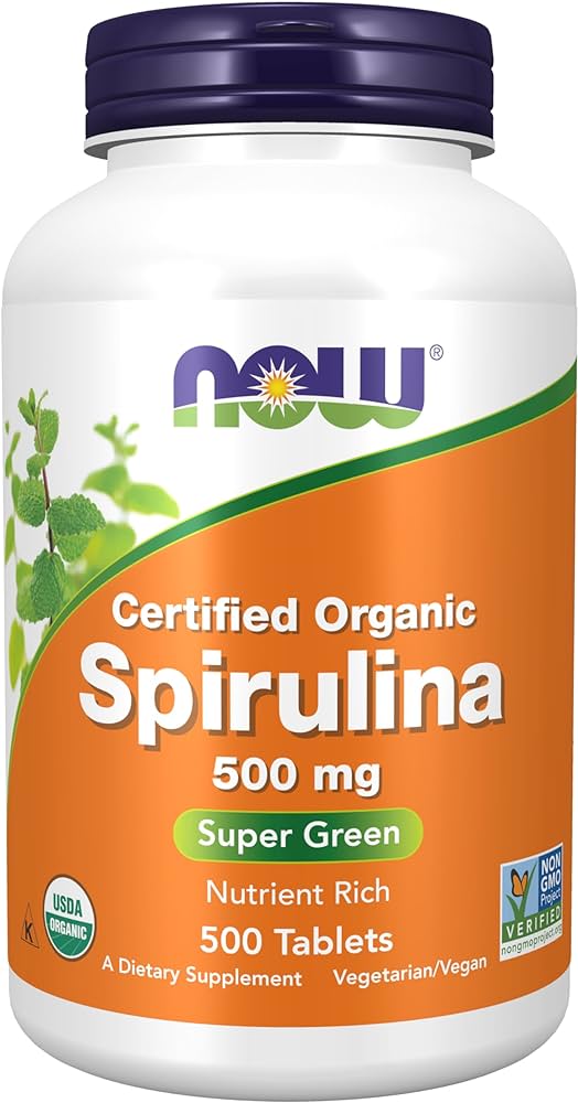 Now Spirulina 500 Mg Tab 500