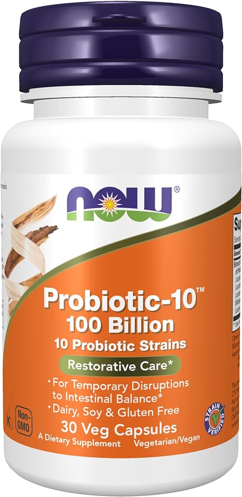 Now Probiotic 10 Strains 100 Billion Caps 30s