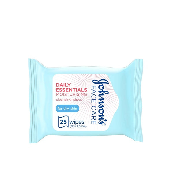 Johnson & Johnson Daily Essential For Dry Skin Wipes 25s