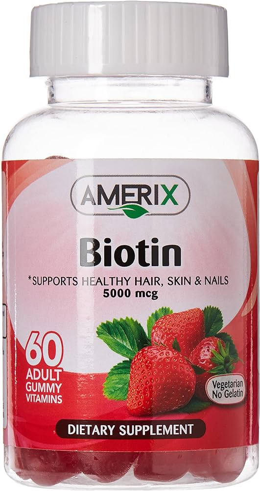 Amerix Biotin 5000 Mcg 60S Adult Chewable Gummies