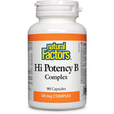 Natural Factors Hi Potency B Complex 50Mg 60Caps