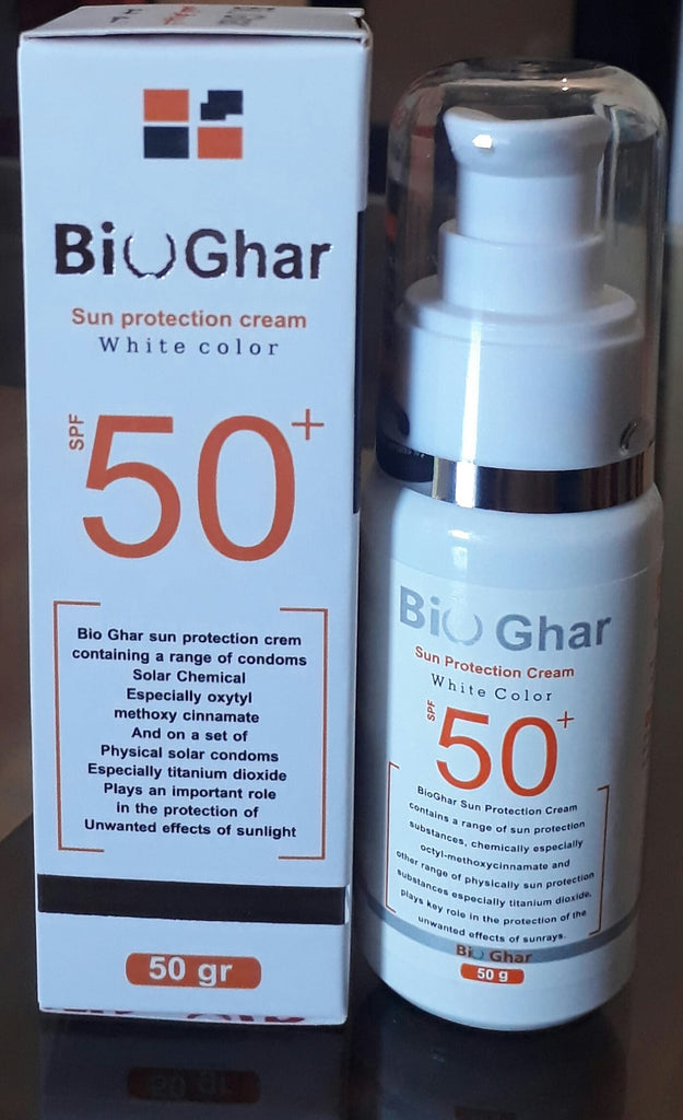 Bio Ghar Sun Protection Cream White Color SPF 50+ 50gm