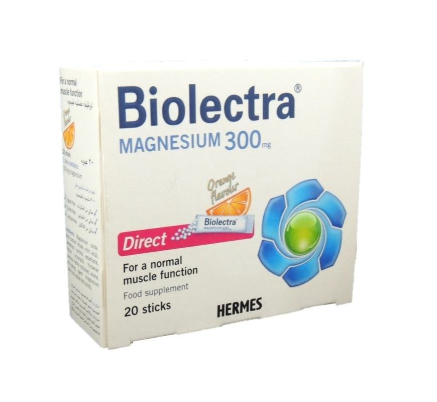 Biolectra Mag 300Mg Direct Sticks 20s