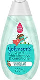 J&J Baby 2 In 1 Shampoo & Conditioner 200ml