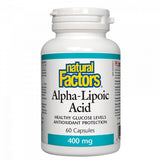 Natural Factors Alpha Lipoic Acid 60 Caps 400mg