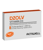 Actiwell Dzolv Vitamin D3 1000Iu orally dissolved Tabs 30s