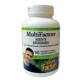 Natural Factors Multifactors Mens Hommes 90 Vegeterian Caps