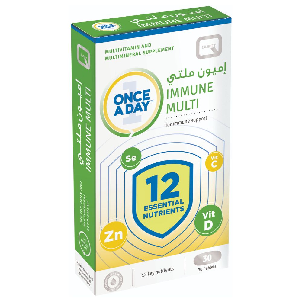 Once A Day Immune Multi Tab 30s – Dermame